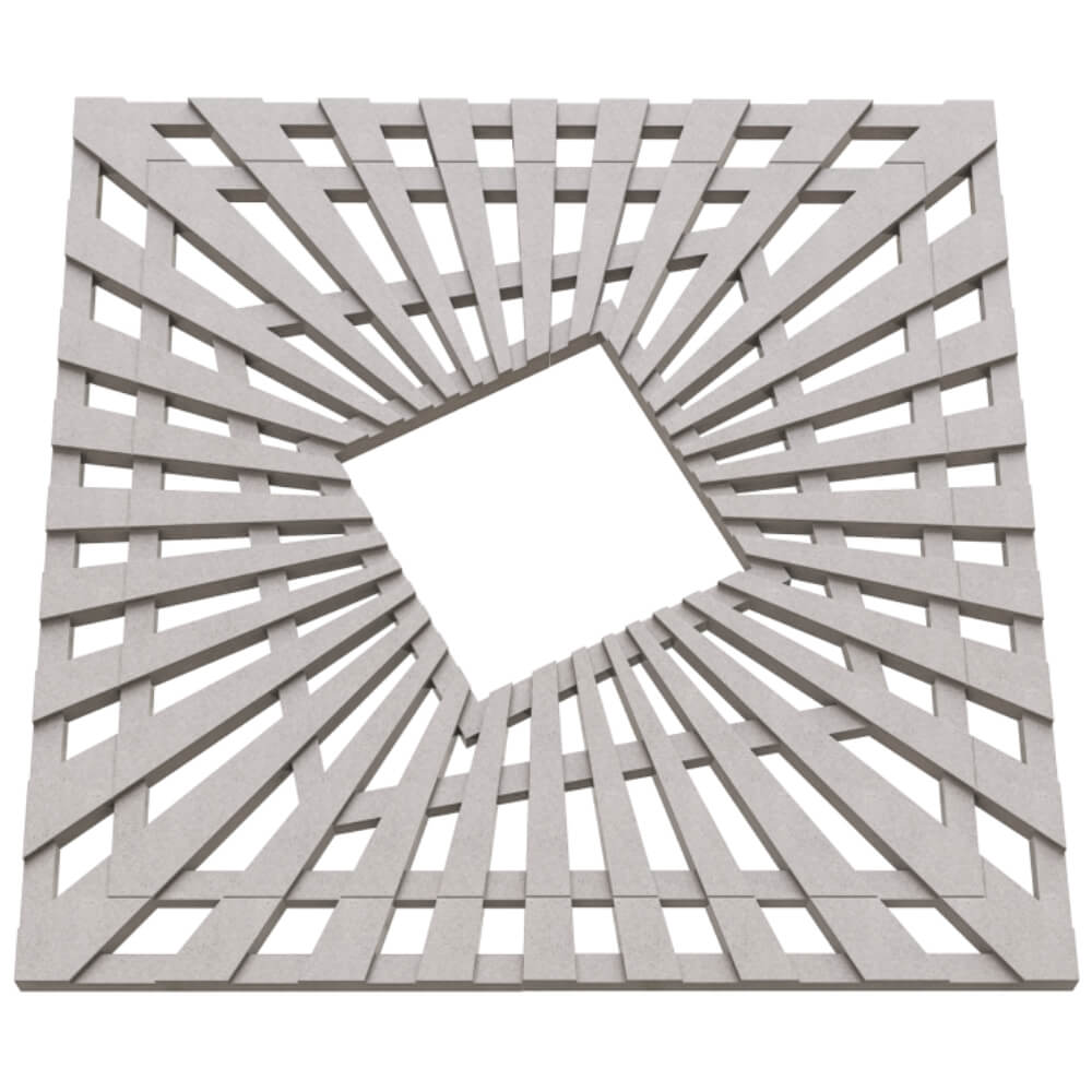 Приствольная решетка для дерева ZKING ATMOSPHERE 1.2х1.2м Бежевая в Кишиневе фото