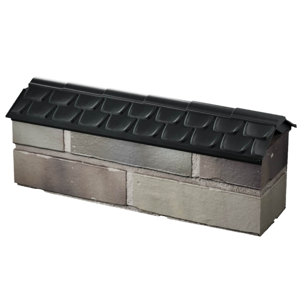 Парапет Zking Эльбрус Черный с посадкой на 0.5 кирпича (130мм) в Кишиневе фото