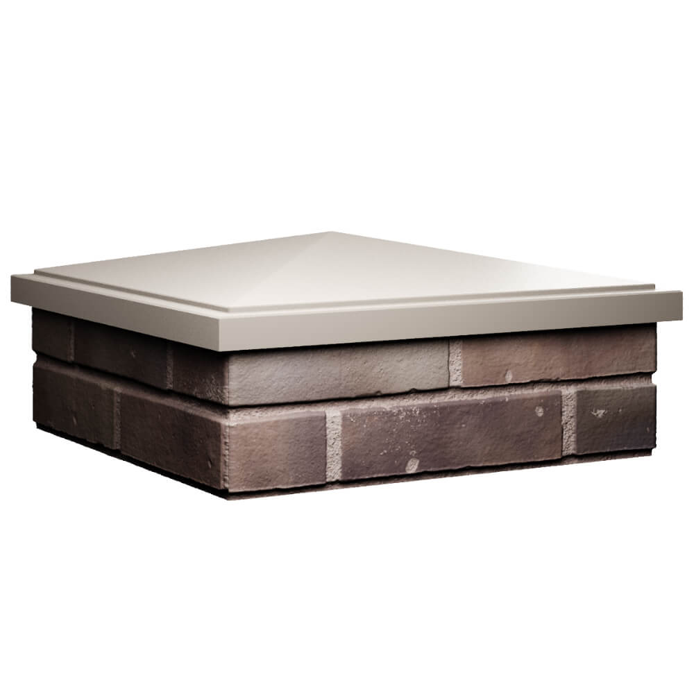 Колпак Zking БонаМоно Бежевый на столб 2х2 кирпича (515х515, 530х530мм) в Кишиневе фото