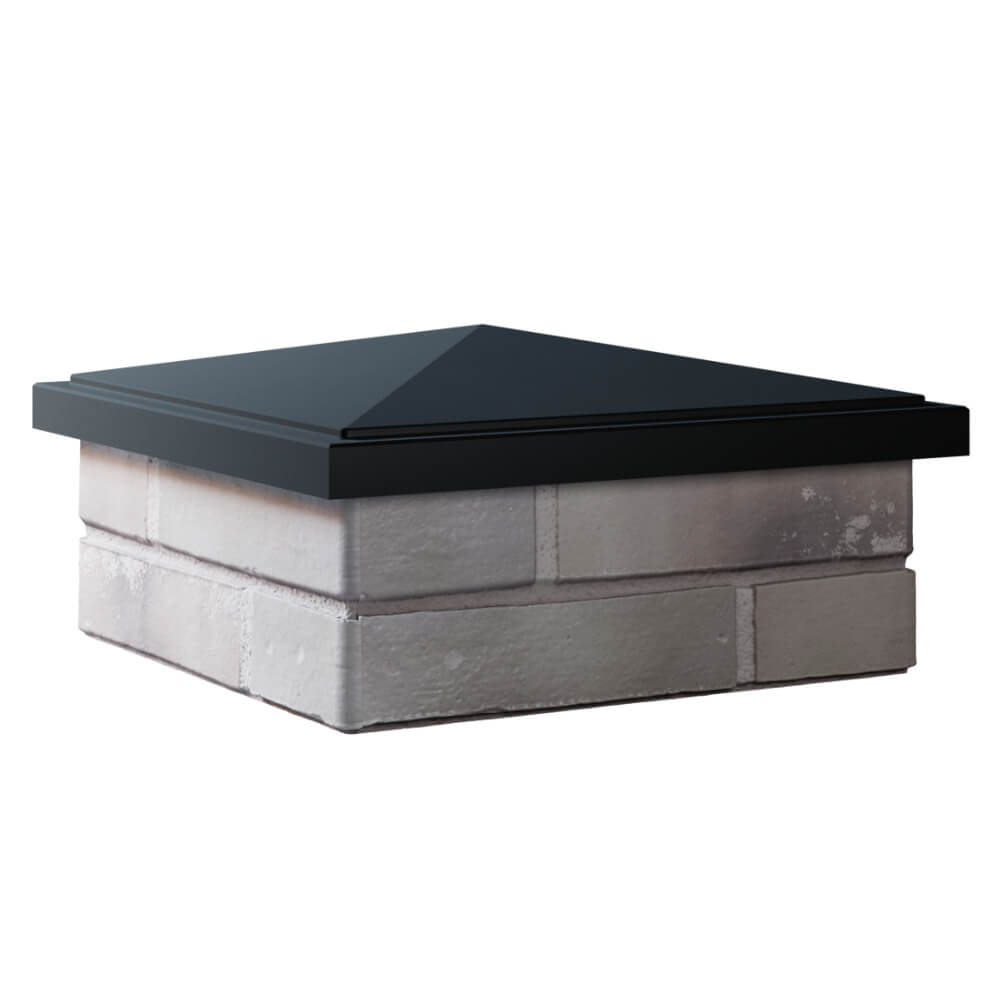 Колпак Zking БонаМоно Черный на столб 1.5х1.5 кирпича (385х385, 400х400мм) в Кишиневе фото