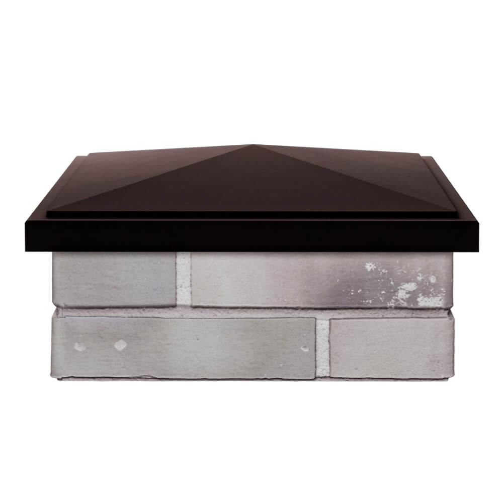 Колпак Zking БонаМоно Коричневый на столб 1.5х1.5 кирпича (385х385, 400х400мм) Кишинев фото