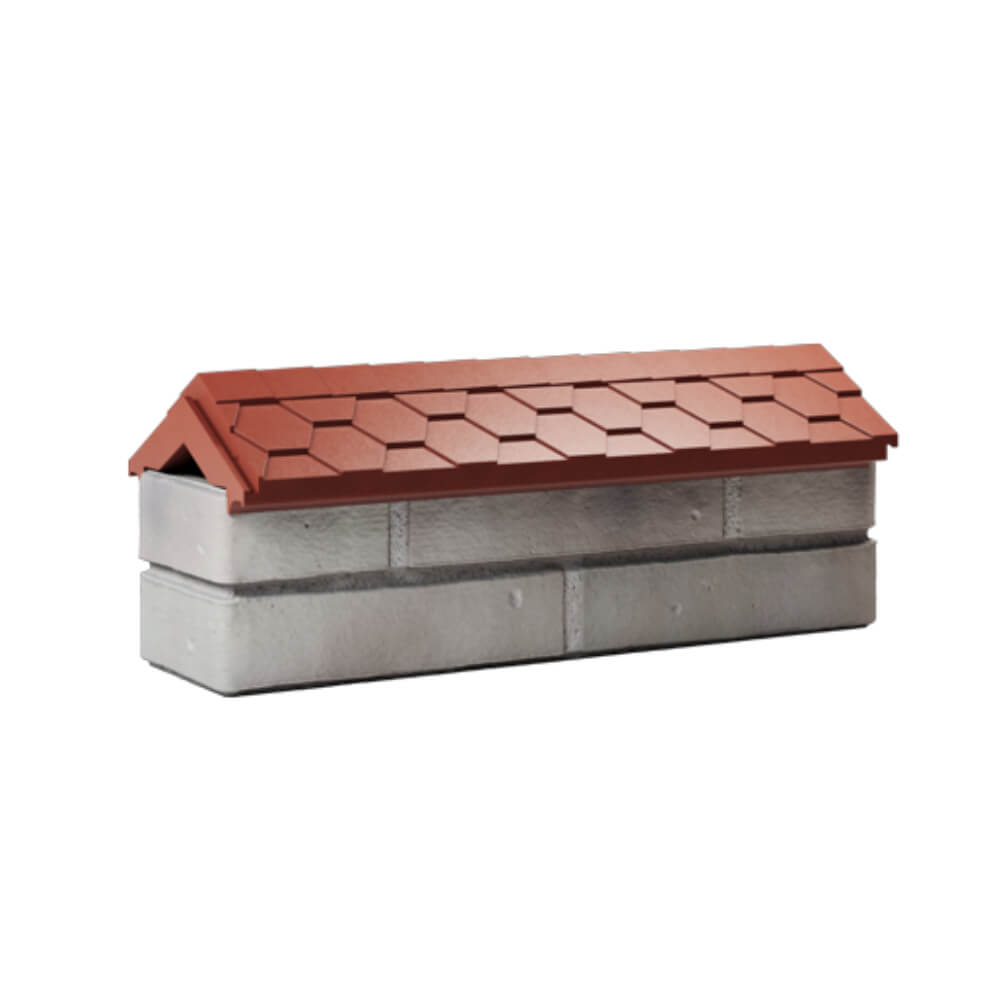 Парапет Zking Эверест Красный с посадкой на 0.5 кирпича (130мм) Кишинев фото