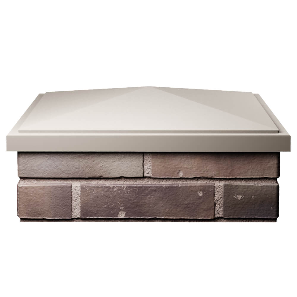 Колпак Zking БонаМоно Бежевый на столб 2х2 кирпича (515х515, 530х530мм) Кишинев фото