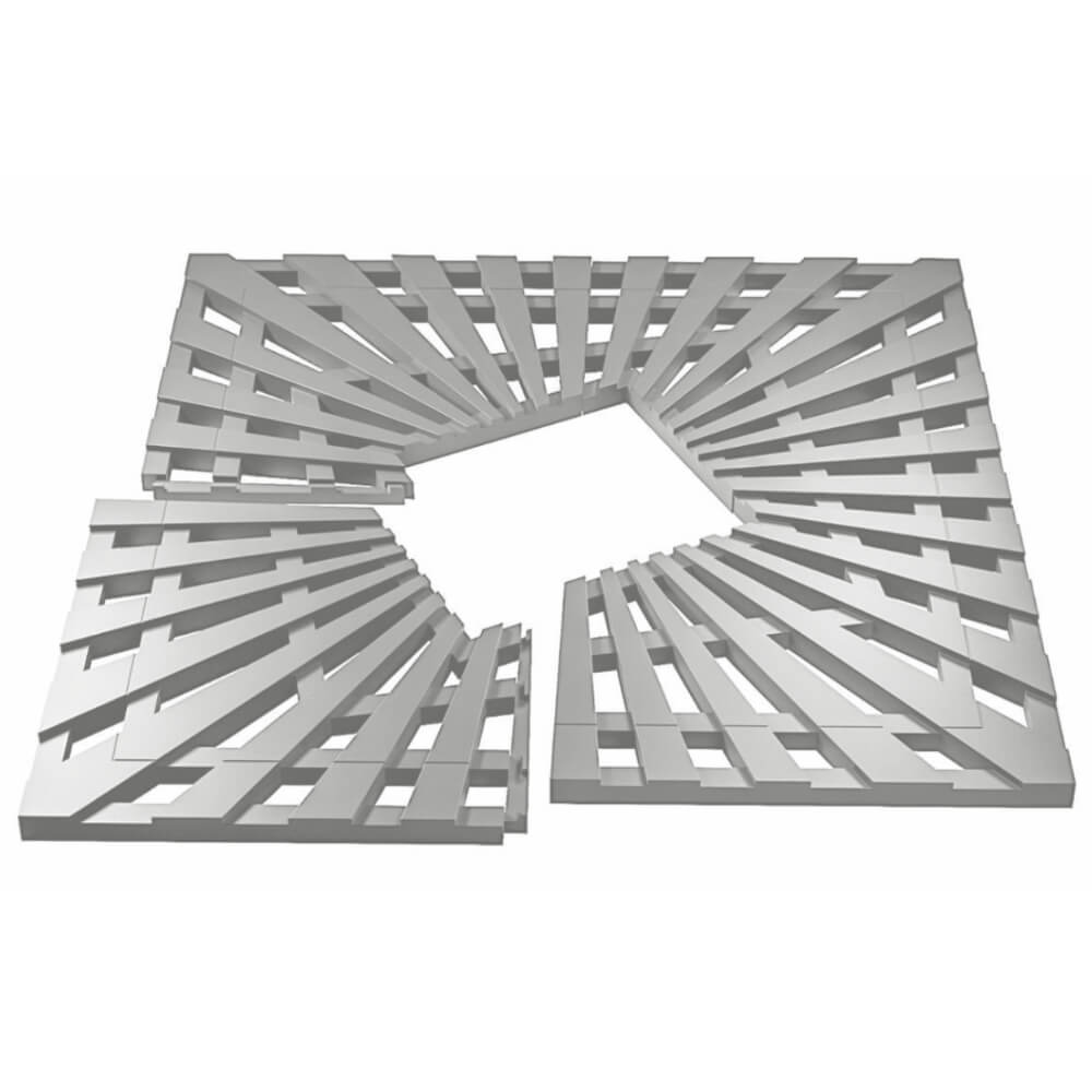 Приствольная решетка для дерева ZKING ATMOSPHERE 1.2х1.2м Бежевая в Кишиневе фото