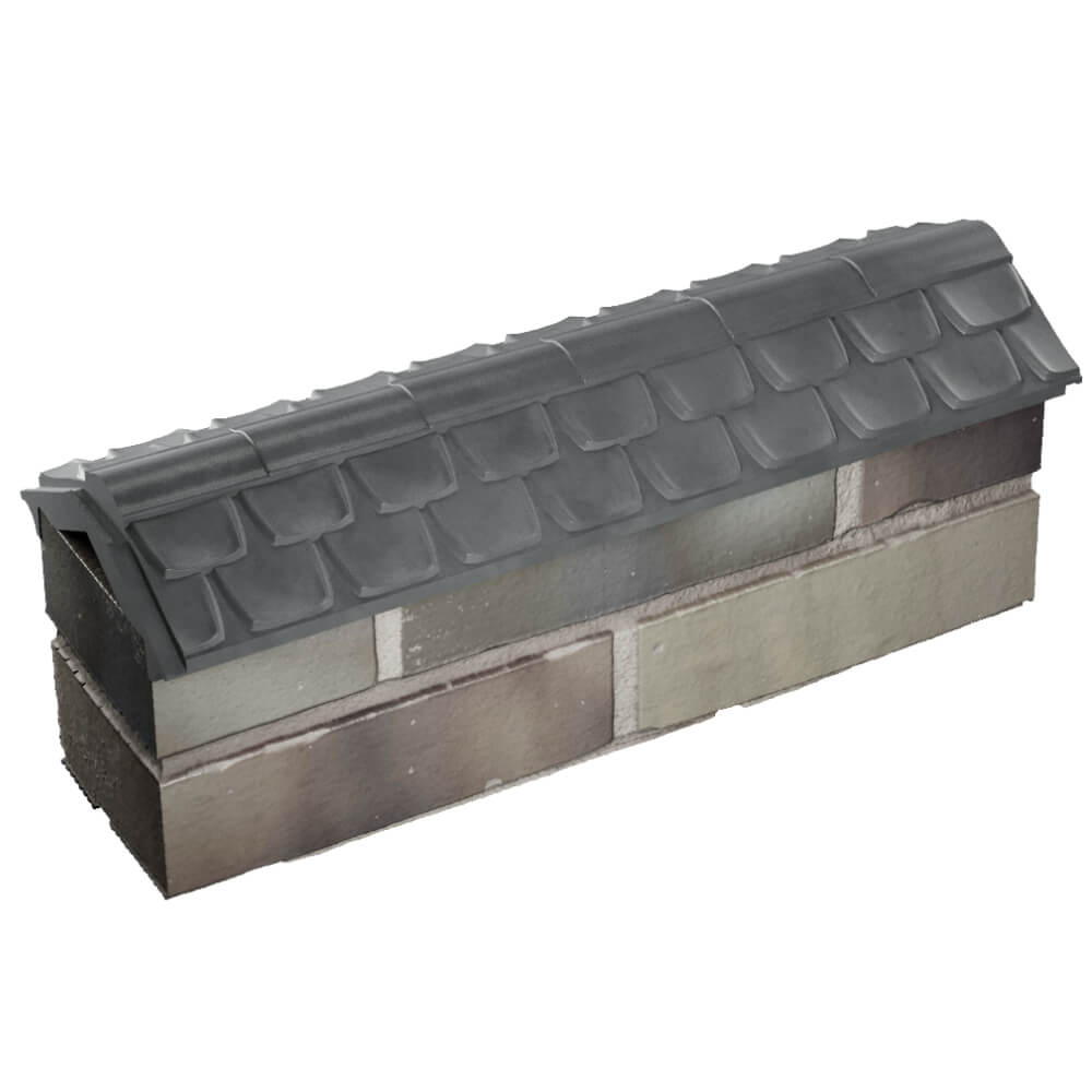 Парапет Zking Эльбрус Серый с посадкой на 0.5 кирпича (130мм) в Кишиневе фото