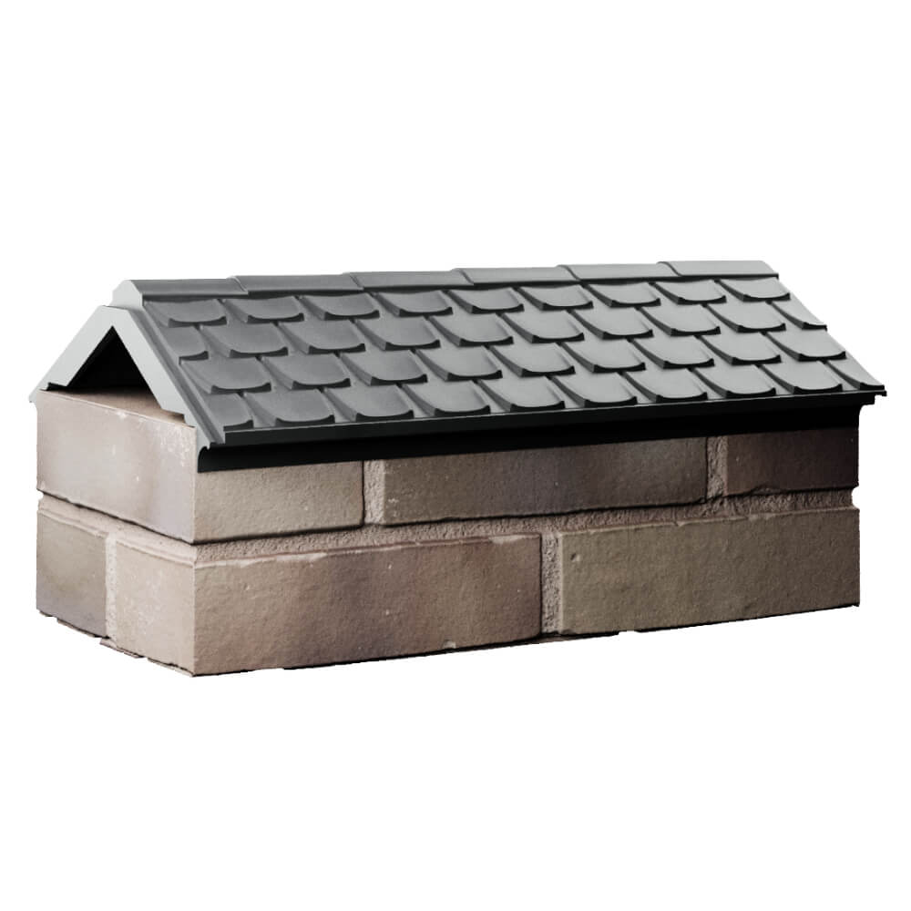 Парапет Zking Эльбрус Серый с посадкой на 1 кирпич (255мм) Кишинев фото