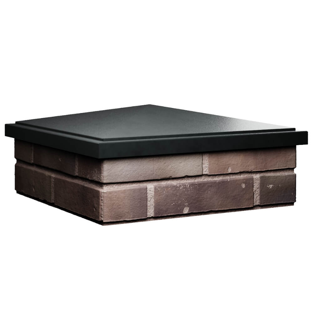 Колпак Zking БонаМоно Черный на столб 2х2 кирпича (515х515, 530х530мм) в Кишиневе фото