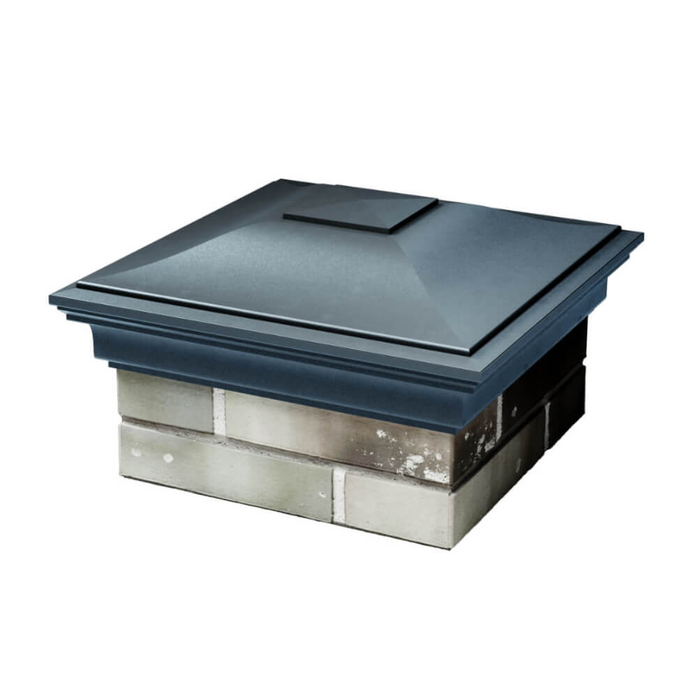 Колпак Zking Монблан Серый на столб 1.5х1.5 еврокирпича 0.7НФ (355х355мм) в Кишиневе фото