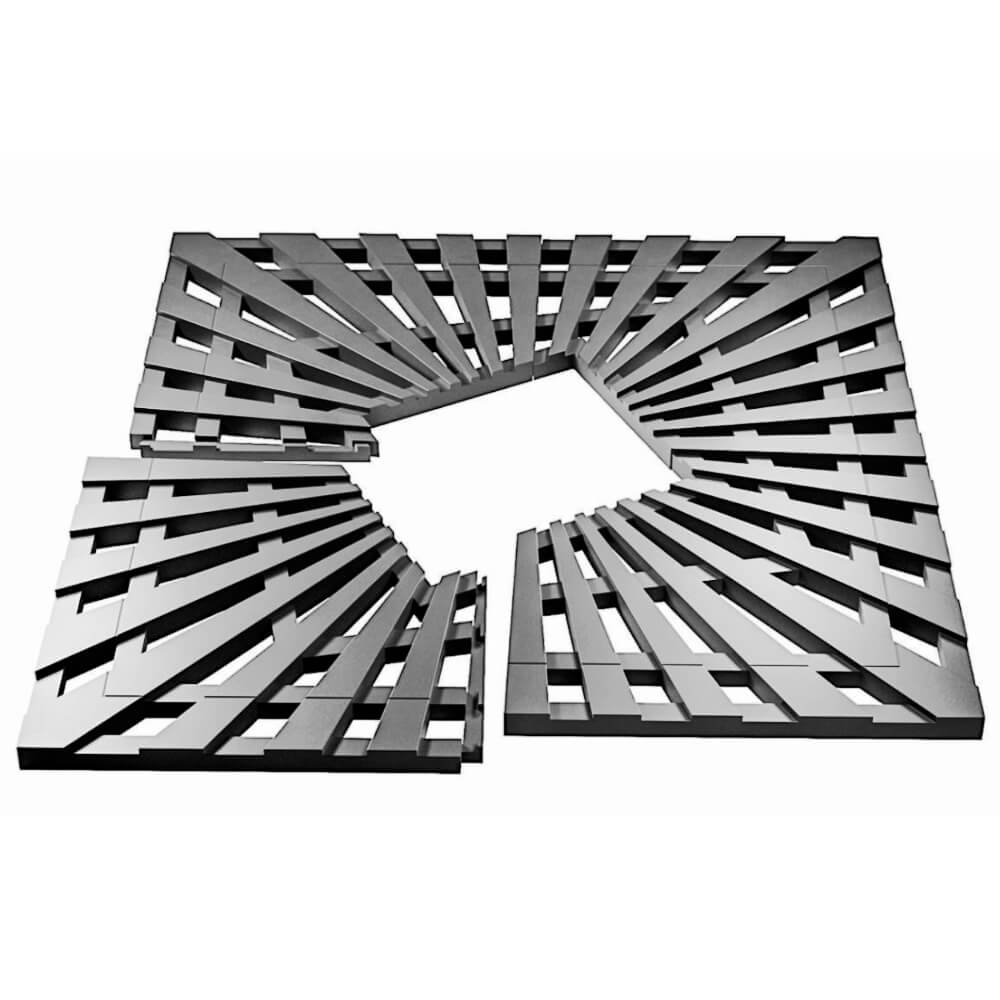 Приствольная решетка для дерева ZKING ATMOSPHERE 1.2х1.2м Серая в Кишиневе фото