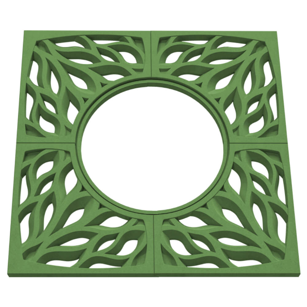 Приствольная решетка для дерева ZKING CRUST 1.2х1.2м Зеленая в Кишиневе фото