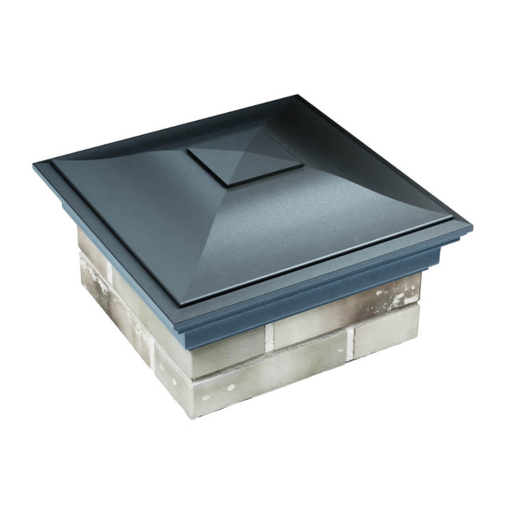 Колпак Zking Монблан Серый на столб 1.5х1.5 еврокирпича 0.7НФ (355х355мм) в Кишиневе фото