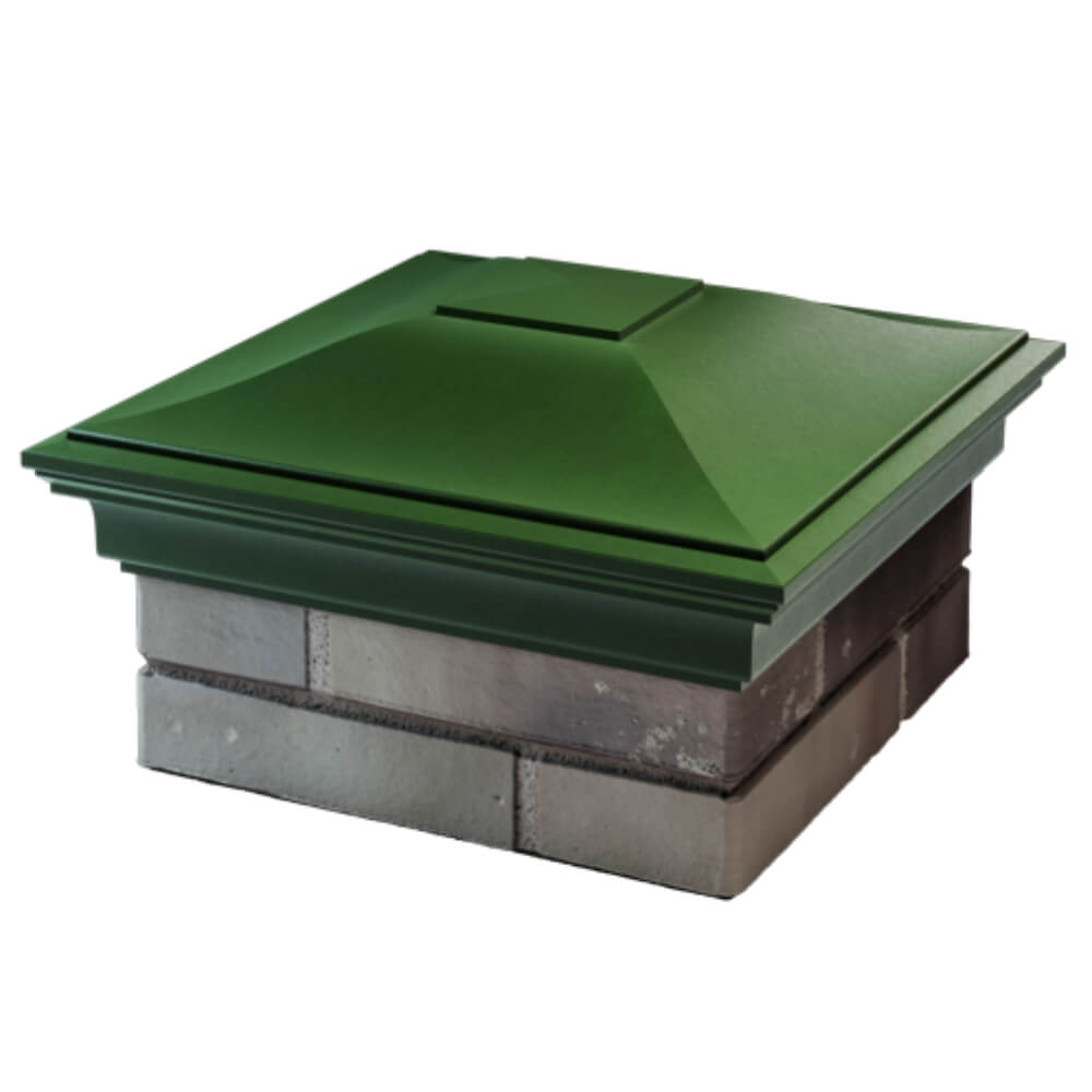 Колпак Zking Монблан Зеленый на столб 1.5х1.5 кирпича (385х385мм) в Кишиневе фото