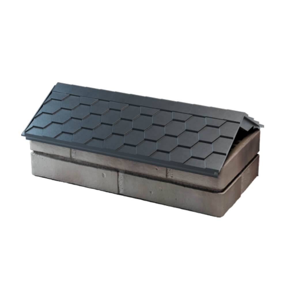 Парапет Zking Эверест Серый с посадкой на 1 кирпич (200/225/255мм) в Кишиневе фото