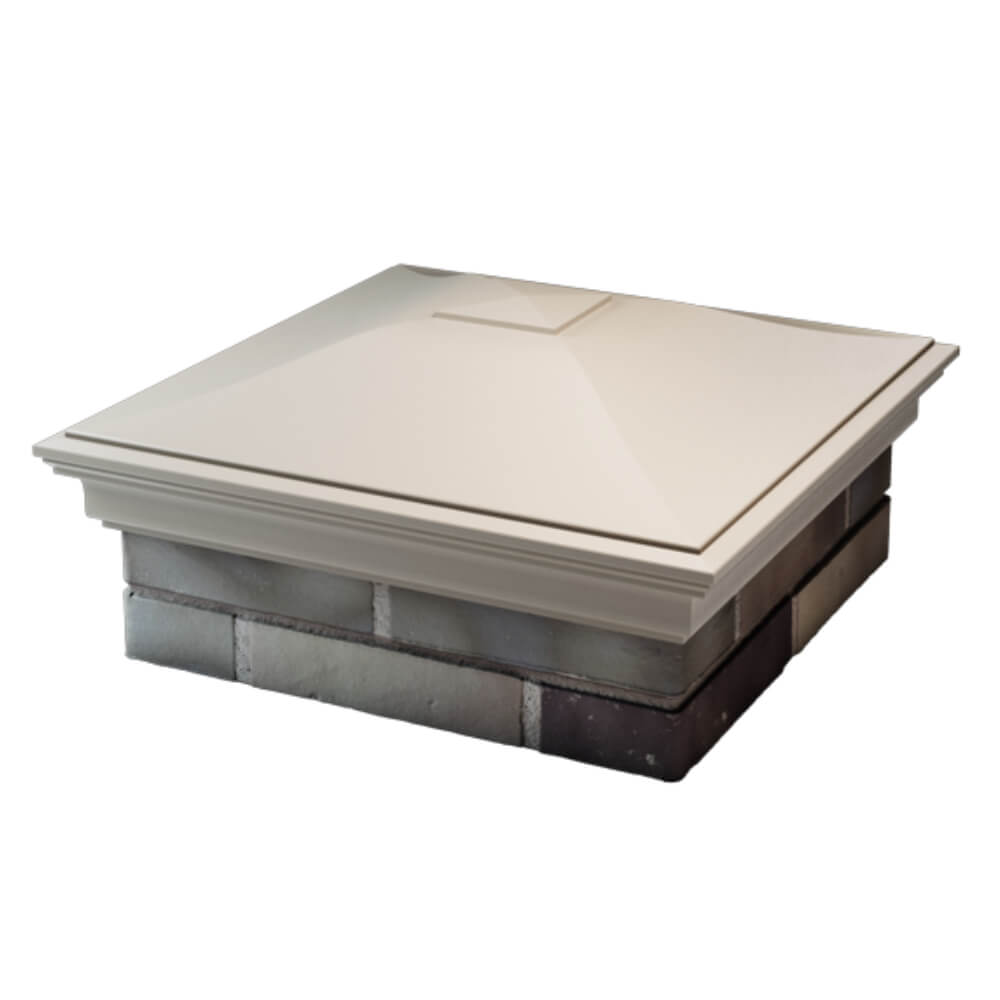 Колпак Zking Монблан Бежевый на столб 2х2 кирпича (515х515мм) в Кишиневе фото