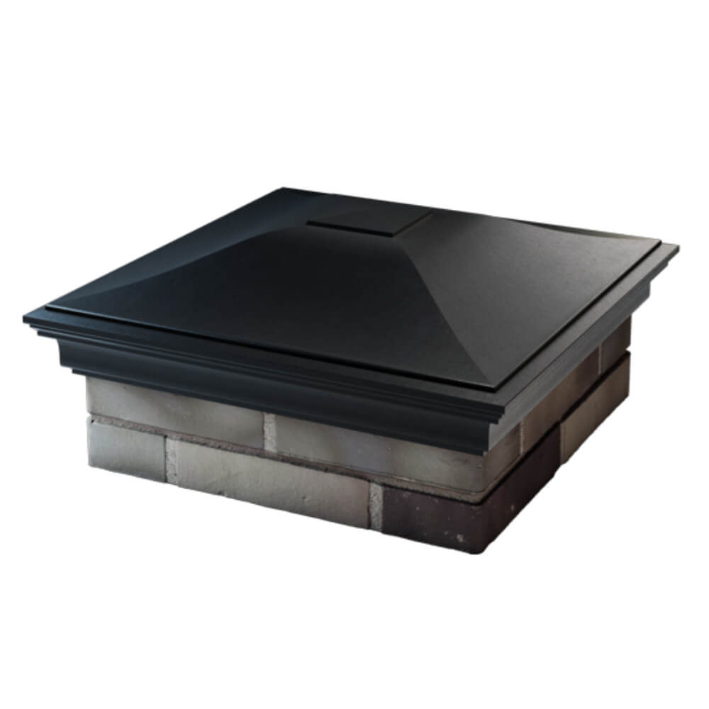 Колпак Zking Монблан Черный на столб 2х2 кирпича (515х515мм) в Кишиневе фото