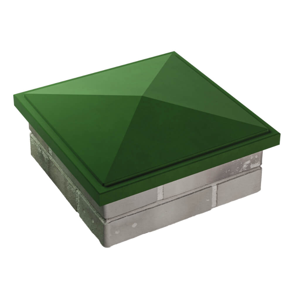 Колпак Zking БонаМоно Зеленый на столб 1.5х1.5 кирпича (385х385, 400х400мм) в Кишиневе фото