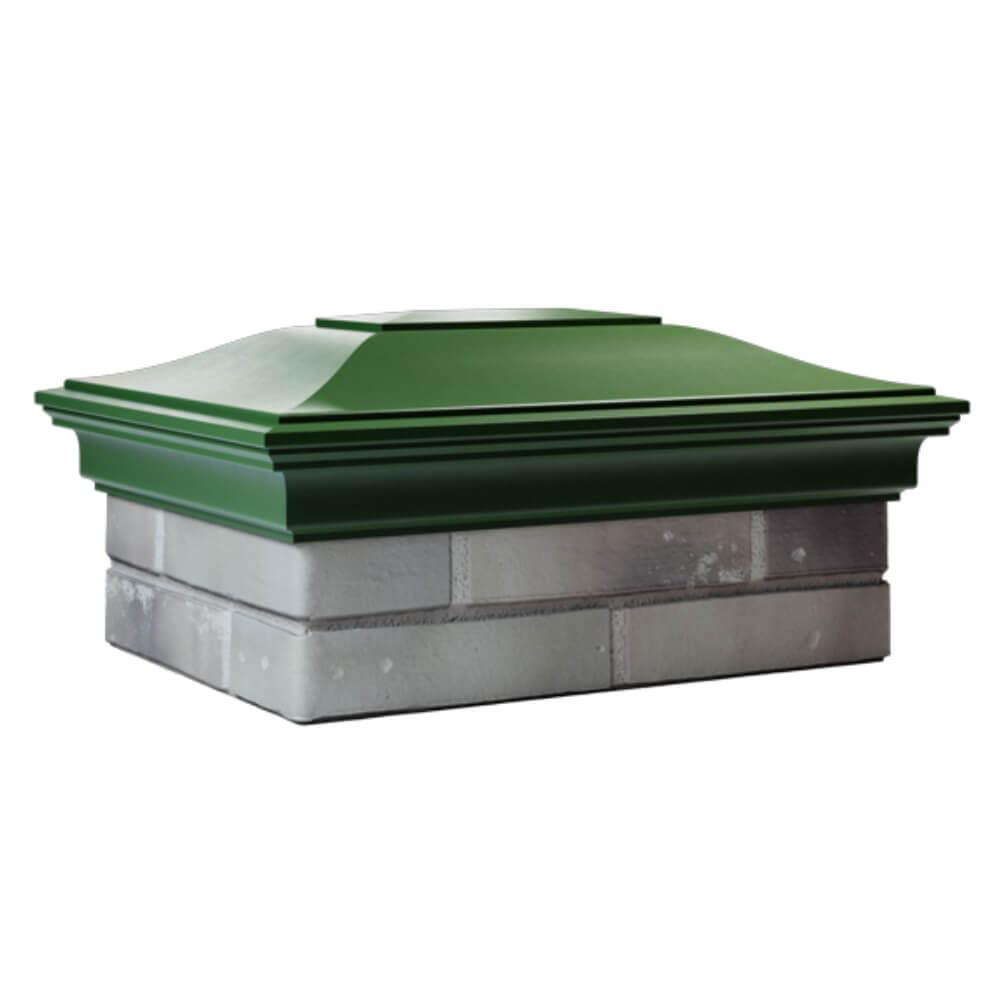 Колпак Zking Монблан Зеленый на столб 2х1.5 кирпича (515х385мм) в Кишиневе фото