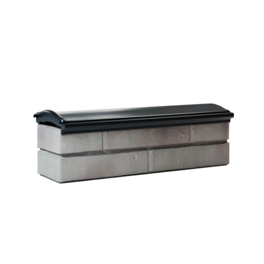 Парапет Zking Монблан Черный посадка на 0.5 кирпича (130мм) Кишинев фото