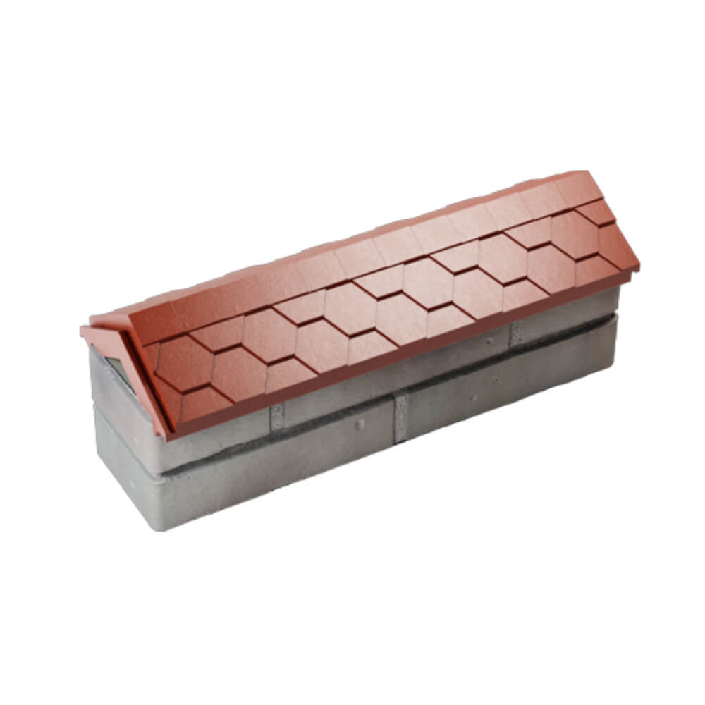 Парапет Zking Эверест Красный с посадкой на 0.5 кирпича (130мм) в Кишиневе фото