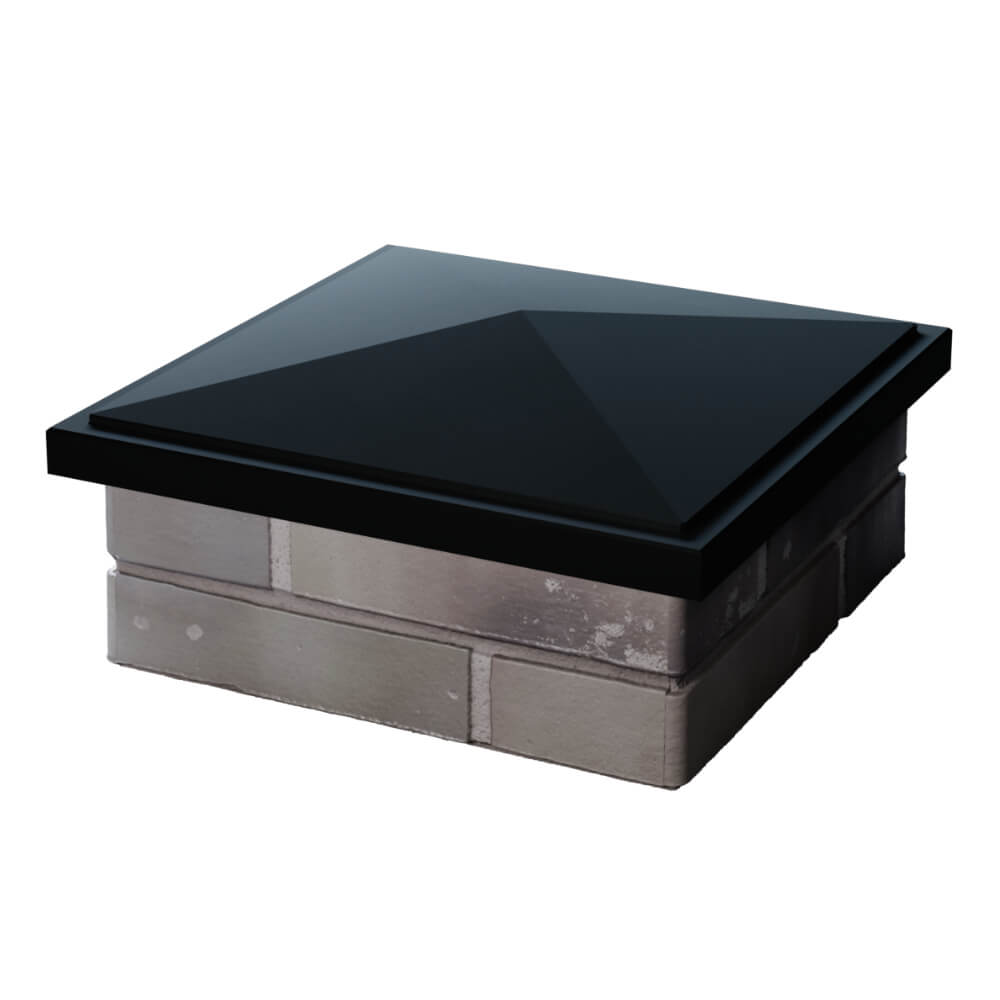 Колпак Zking БонаМоно Черный на столб 1.5х1.5 кирпича (385х385, 400х400мм) в Кишиневе фото