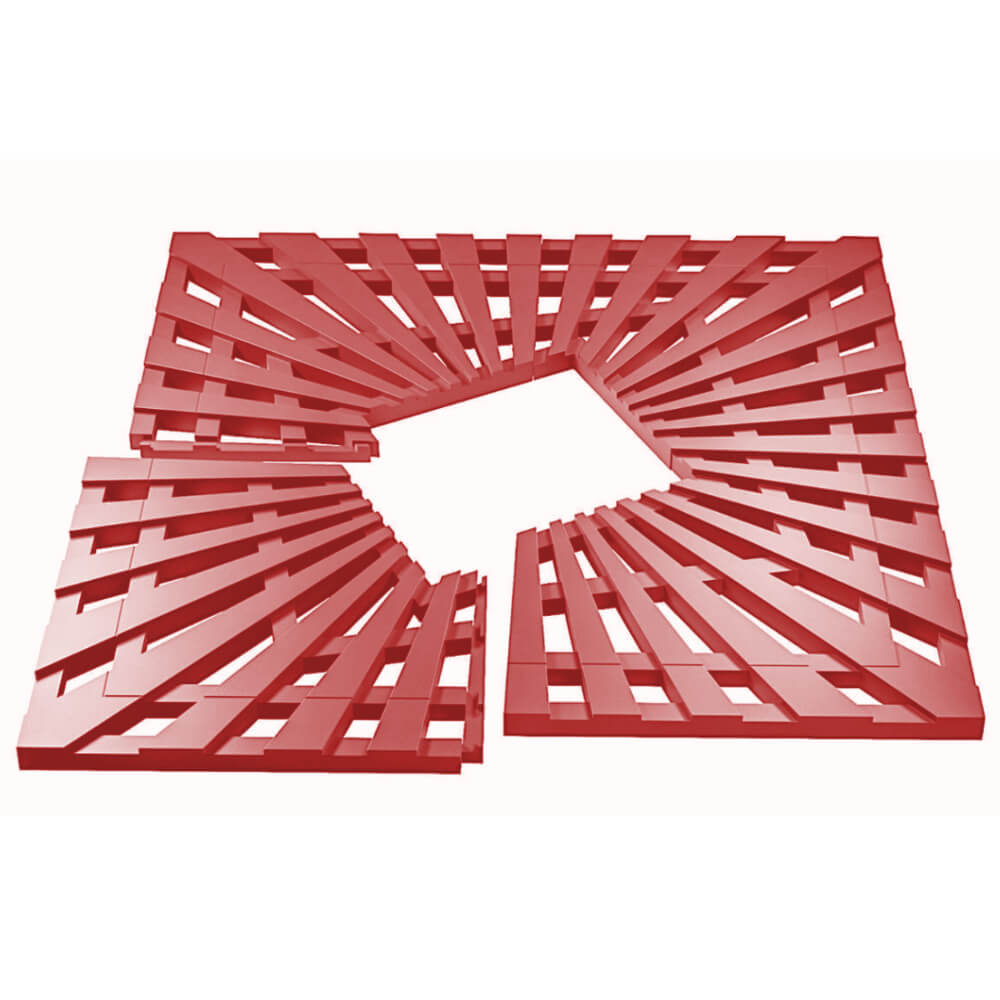 Приствольная решетка для дерева ZKING ATMOSPHERE 1.2х1.2м Красная в Кишиневе фото