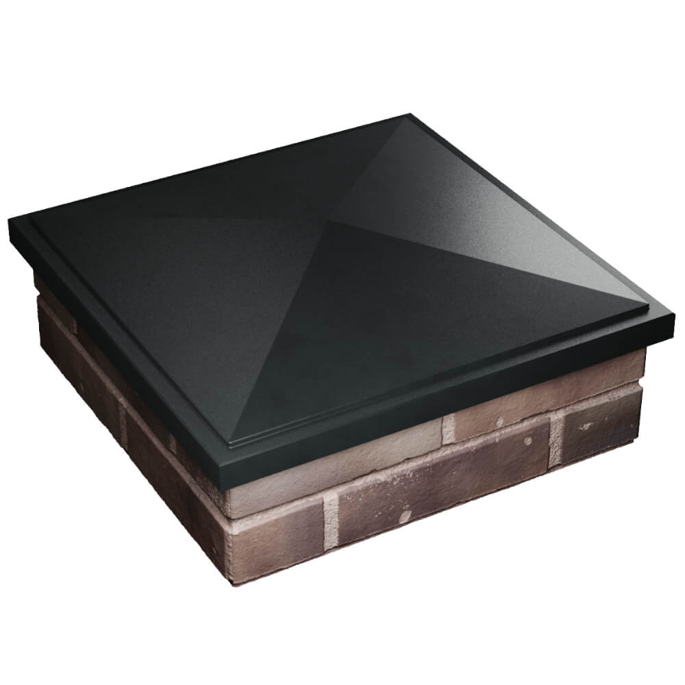 Колпак Zking БонаМоно Черный на столб 2х2 кирпича (515х515, 530х530мм) в Кишиневе фото