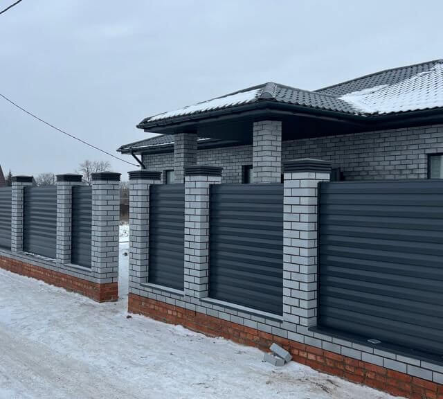 Колпак Zking Бона ХайТек Серый на столб 1.5х1.5 кирпича (385х385мм) в Кишиневе фото