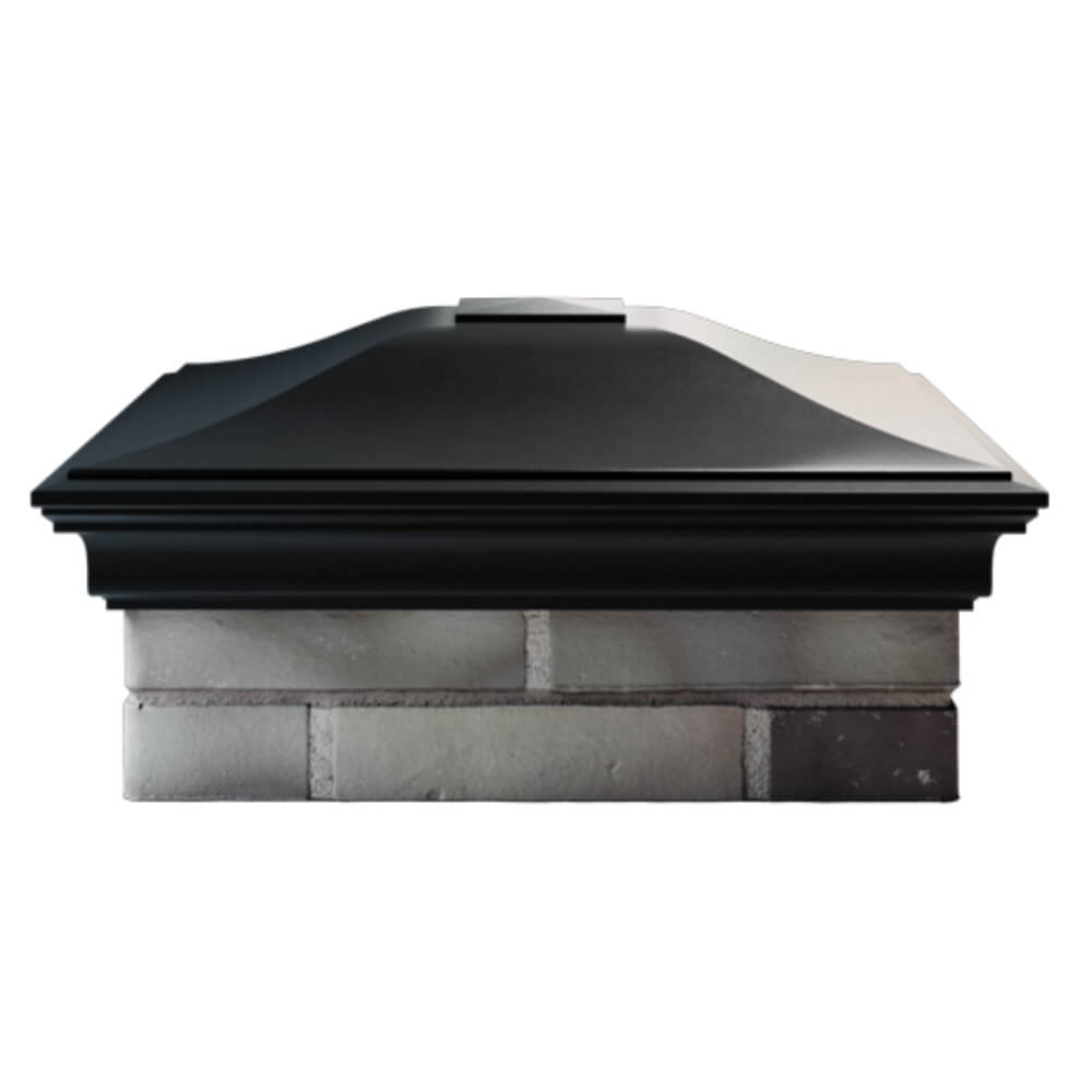 Колпак Zking Монблан Черный на столб 2х2 кирпича (515х515мм) в Кишиневе фото