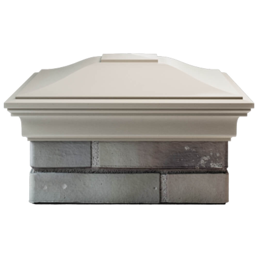 Колпак Zking Монблан Бежевый на столб 1.5х1.5 кирпича (385х385мм) Кишинев фото