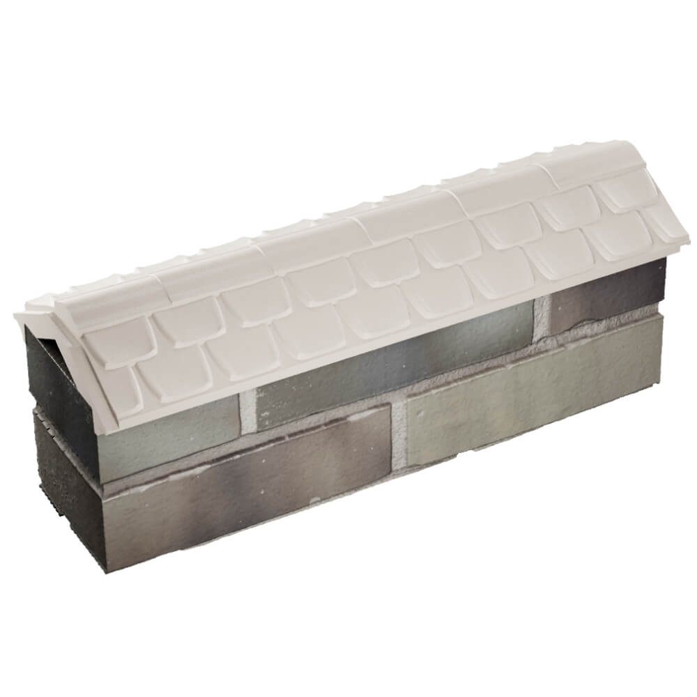 Парапет Zking Эльбрус Бежевый с посадкой на 0.5 кирпича (130мм) в Кишиневе фото