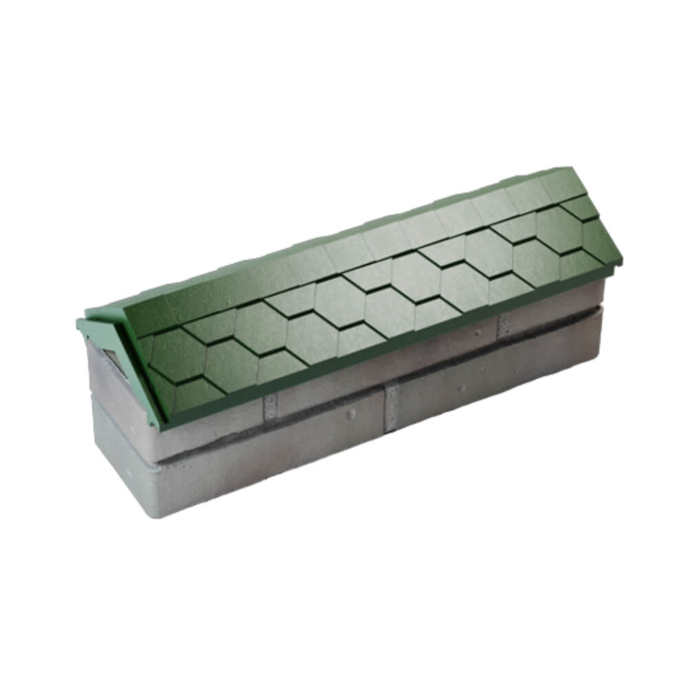 Парапет Zking Эверест Зеленый с посадкой на 0.5 кирпича (130мм) в Кишиневе фото