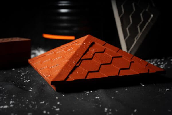 Колпак Zking Эверест Красный на столб 1.5х1.5 кирпича (390х390мм) в Кишиневе фото