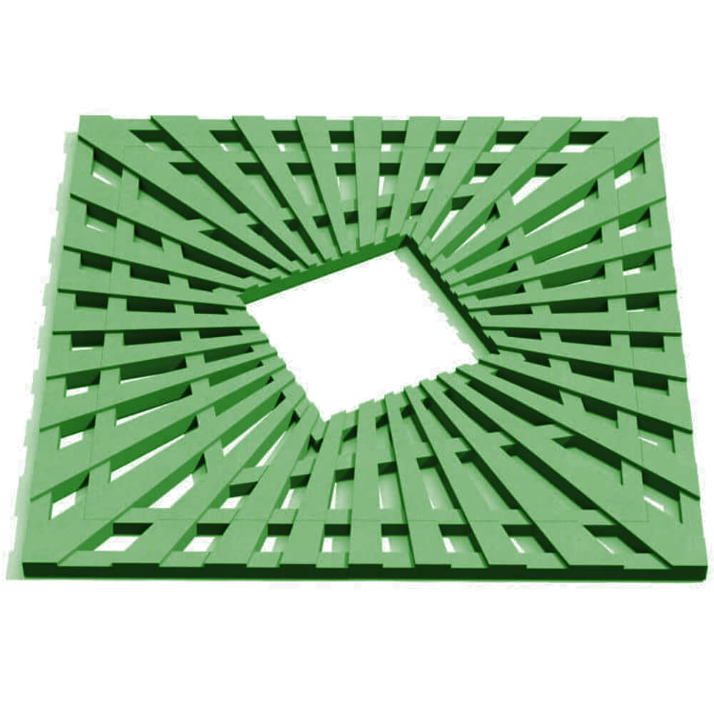 Приствольная решетка для дерева ZKING ATMOSPHERE 1.2х1.2м Зеленая Кишинев фото