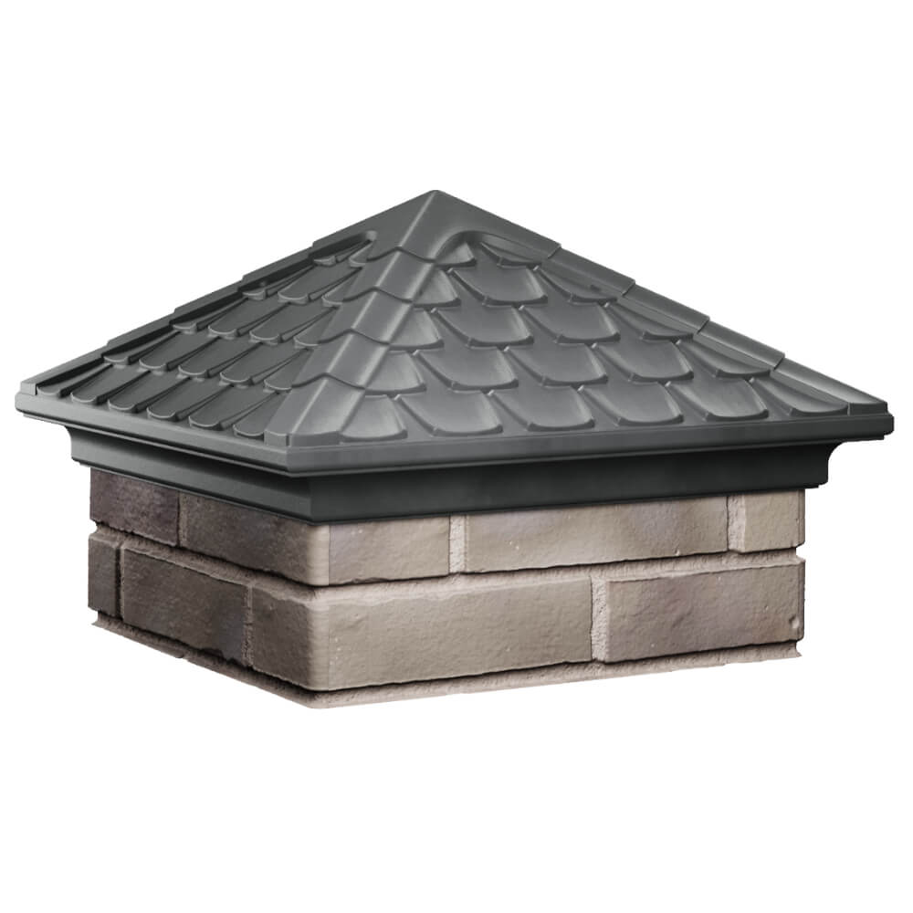 Колпак Zking Эльбрус Серый на столб 1.5х1.5 кирпича (385х385мм) в Кишиневе фото