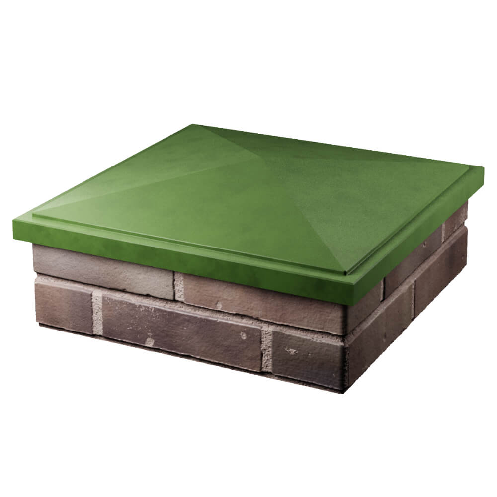 Колпак Zking БонаМоно Зеленый на столб 2х2 кирпича (515х515, 530х530мм) в Кишиневе фото