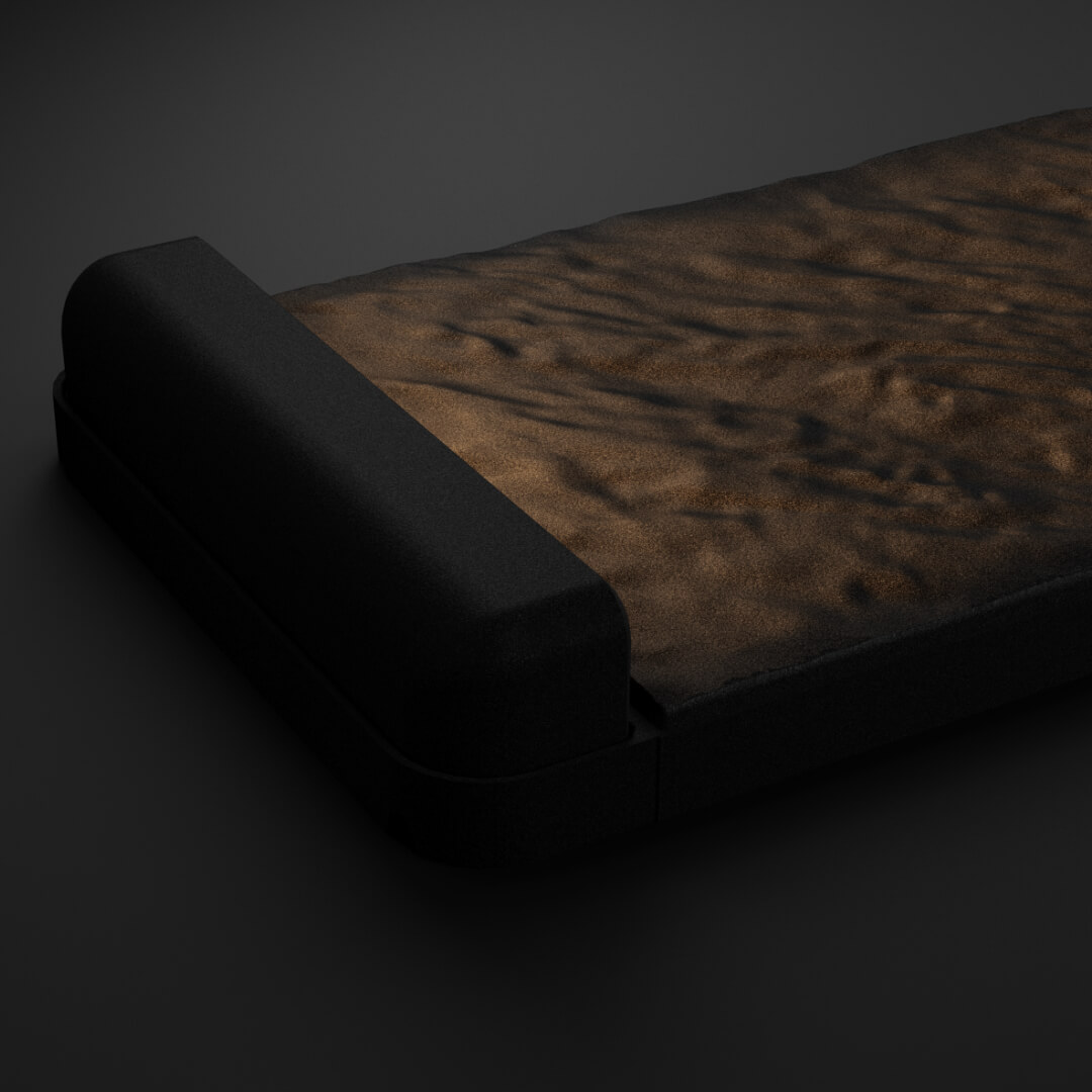 LED Светильник для шаговой плиты STONE Черный Сланец 330х75х98мм в Кишиневе фото