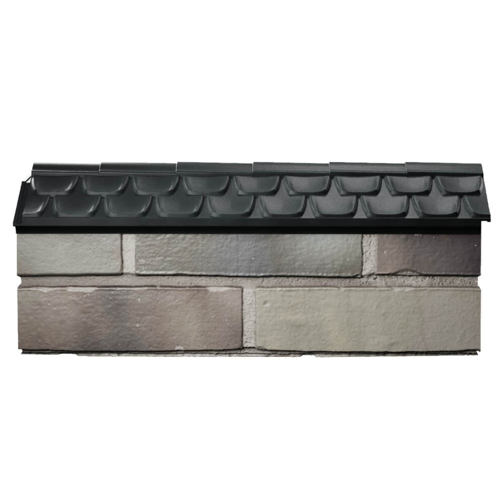 Парапет Zking Эльбрус Черный с посадкой на 0.5 кирпича (130мм) в Кишиневе фото