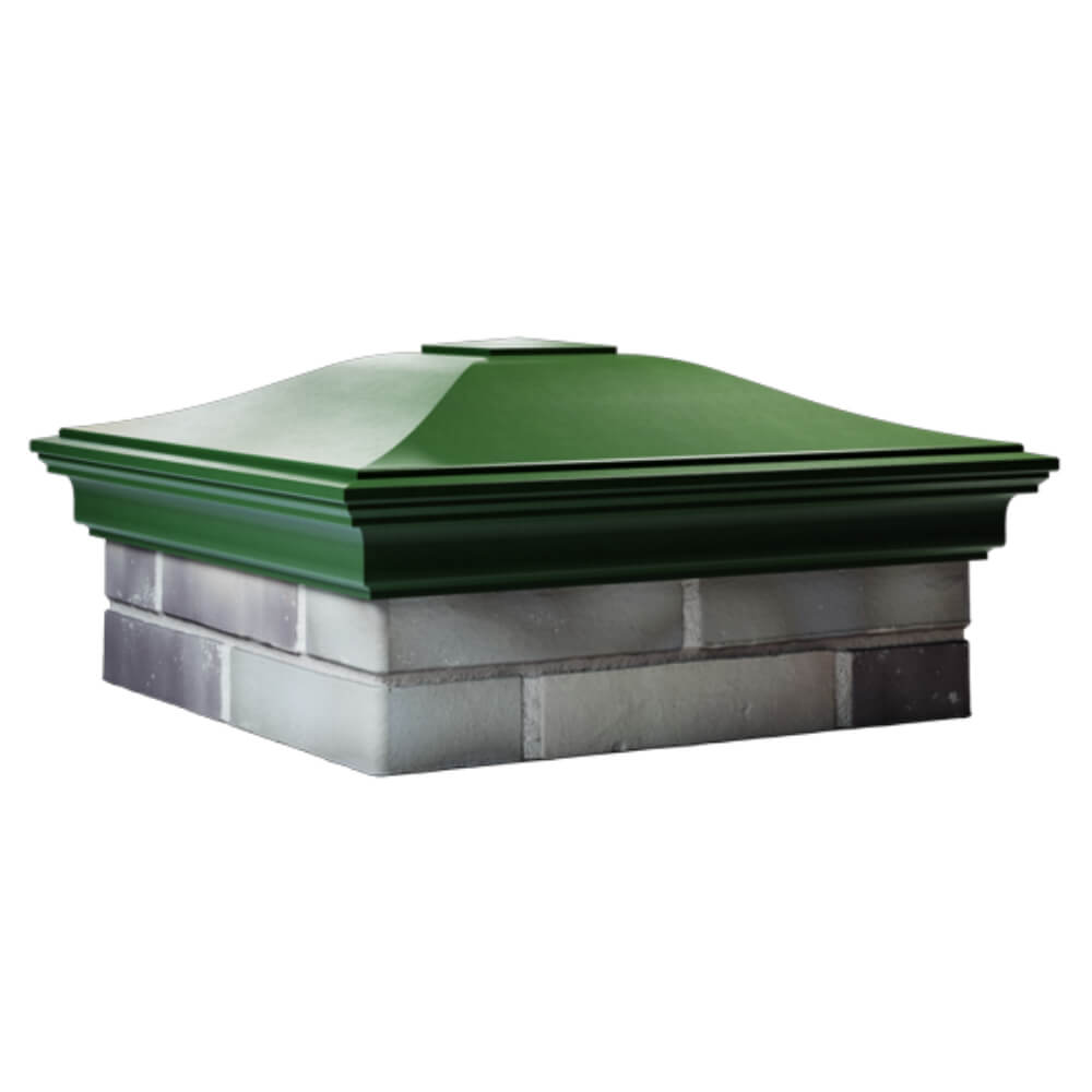 Колпак Zking Монблан Зеленый на столб 2х2 кирпича (515х515мм) в Кишиневе фото